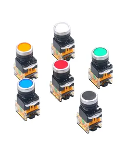 LA38-11BN/LA38-11BNZS Momentary/Latching Push Button Switch 22mm 4-Screws 380V Max Voltage 10A Max Current