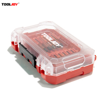 Kit de 28 embouts de tournevis ménagers magnétiques à logo personnalisé, avec boîte en plastique, pour perceuse et outils manuels de réparation