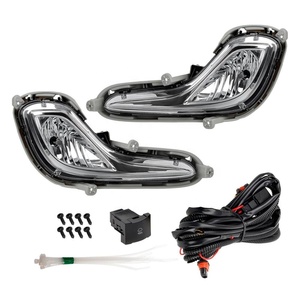 Xóa Ống Kính Lái Xe Đèn Sương Mù Thay Thế Đèn Cho Hyundai Accent Verna Solaris 2011 - 2017 Với Công Tắc Dây Khai Thác - Product Image 2