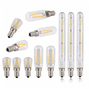 ST26 T20 T22 T25 LED Fridge Light Bulb White/Warm white 1W Refrigerator Filament Bulb Mini LED Tubular Lamp For Refrigerator