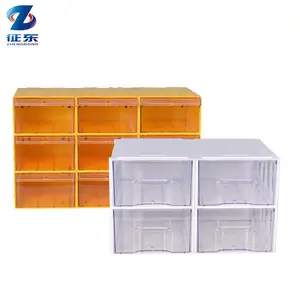 Clear Plastic Home Storage & Organisation Home Storage Organisation Kunststoff-Kunststoff-Lager einheit mit Schubladen
