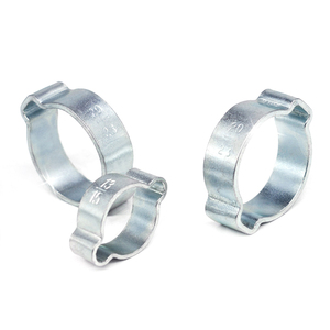 Colliers de serrage à <span class=keywords><strong>double</strong></span> oreilles de petit diamètre, norme métrique des fabricants, pinces à <span class=keywords><strong>double</strong></span> oreilles, collier de serrage pour tuyau à deux oreilles, 0,2-1,8 pouce - Product Image 2