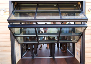 Puertas Plegables Portes de <span class=keywords><strong>garage</strong></span> pliantes Porte pliante Portes de <span class=keywords><strong>garage</strong></span> en aluminium Porte sectionnelle en verre - Product Image 5