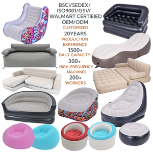 Meilleures ventes : Mobilier moderne <span class=keywords><strong>gonflable</strong></span> en PVC, <span class=keywords><strong>fauteuil</strong></span>-lit de salon floqué à gonflage individuel - Product Image 5
