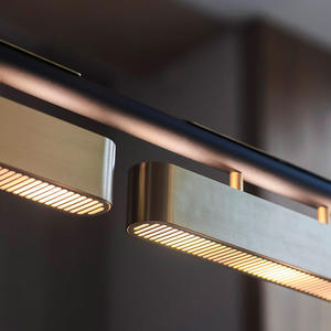 مصمم للمطاعم النوردية الفاخرة ذات الطراز الحديث، ثريا طويلة، كاونتر الكاشير، طاولة البار وم - Product Image 4