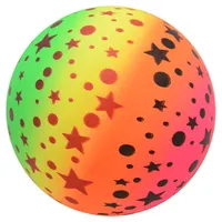 Hot Sale Günstige Regenbogen PVC Toy Ball Strand ball mit Logo-Druck