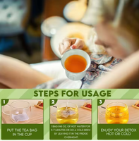 Ritual de Estilo de Vida Bajo en Carbohidratos de 14 Días |   Caja de Té Desintoxicante Herbal para Apoyar sus Metas de Bienestar y Controlar el Peso de Forma Natural