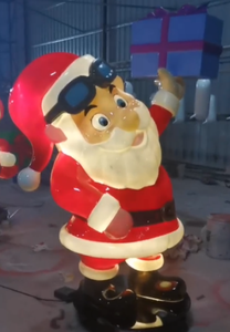 Colección de Estatuas Navideñas de Resina Festivas, Esculturas Gigantes de Adornos Navideños para Espacios Comerciales, Patios y Festivales de Invierno - Product Image 6