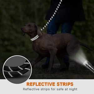 Correa Reflectante Resistente para Perro con Mango Acolchado Cómodo y Múltiples Opciones de Color para Caminatas y Entrenamiento al Aire Libre - Product Image 5