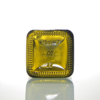 Bouteille en verre de 500 ml Dorica pour huile d'olive, couleur marron ou verte, avec bouchon à vis