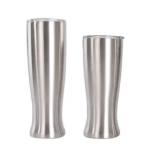 Stainless Steel 30oz 20oz Pilsner Double Insulated Beer Tumbler Stainless steel insulated vase shape wine beer Pint