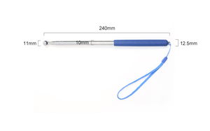 Telescopic Stainless Steel Teaching <strong>Pointer</strong> Stick for Whiteboard for Classroom &amp; Worship Flag Office &amp; School Supplies - Product Image 3