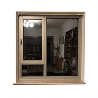 Marco de Ventana Abatible de Aluminio con Doble Acristalamiento para Edificios Residenciales