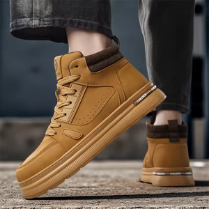 New High-Top Men's Skateboard <b>Shoes</b> Breathable Trendy Versatile Lightweight Sports <b>Shoes</b> Casual Walking <b>Shoes</b> for Men - Product Image 2