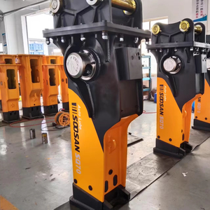 Martillo Hidráulico para Excavadora SQ70 con Motor, Diámetro de Herramienta de 135 mm, para Excavadoras de 116-21 Toneladas - Product Image 1