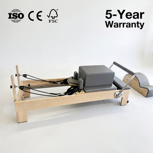 Reformer Pilates avec résistance à ressort réglable, machine Reformer classique pour studios de <span class=keywords><strong>yoga</strong></span>, machine de Pilates Cama - Product Image 1