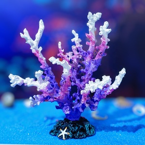 Hete Verkoop 20.5Cm Kleurrijk Koraal <span class=keywords><strong>Aquarium</strong></span> Ornament <span class=keywords><strong>Aquarium</strong></span> Vistank Hars Decoratie Voor Levende Rif <span class=keywords><strong>Rock</strong></span> Simulatie Boom Koraal Doos - Product Image 4