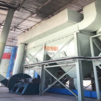 Línea de calcinación de materiales de construcción automática Alpha, unidad de fabricación de polvo de yeso, máquina de enlucido, producción de polvo innovadora