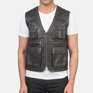 Wholesale <b>Men's</b> Polyester/Cotton <b>Vest</b> Customized Winter Outer Wear Windproof Breathable Eco-Friendly New Design - Product Image 3
