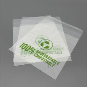 Sacs en plastique biodégradables et compostables en amidon de maïs pour supermarchés, imprimés en gravure, avec logo, pour les courses d'épicerie - Product Image 6