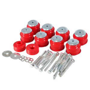 ชุดบูชตัวถังรถฟอร์ด KF04060BK สำหรับ 08-16 F250 F350 ชนิดปลอกยางสีแดง - Product Image 1