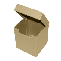 Grandes boîtes de rangement en papier kraft de taille personnalisée Boîte en carton pour documents de banquier Boîte en carton ondulé avec couvercle