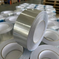 Ruban adhésif en aluminium résistant à la chaleur, adhésif acrylique, imperméable, ruban isolant, ISO9001, RoHS, prix direct usine, OEM