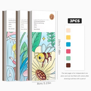Libro <span class=keywords><strong>para</strong></span> colorear de agua mágico de bolsillo portátil y fácil de usar de alta calidad con pinturas y juego de pintura de colores de agua - Product Image 1