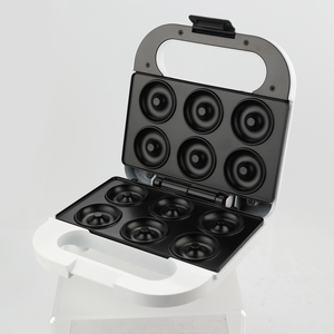 Không Dính Điện Lật Nướng Tự Động 110V 220V 6 <span class=keywords><strong>Mini</strong></span> Donut Donut Làm Máy Sản Xuất - Product Image 6