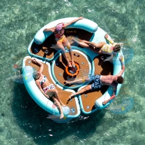 3.2m Diameter <strong>Inflatable</strong> Dock Hangout <strong>Bar</strong> <strong>Inflatable</strong> <strong>Floating</strong> Island <strong>Bar</strong> - Product Image 5