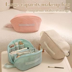 Mesh Pillow <b>Case</b> Wash Bag Portable Travel <b>Makeup</b> Bag Mesh Cosmetic Bag for Toiletry <b>Case</b> - Product Image 4