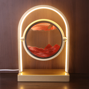 Đèn Bàn LED Trang Trí Tranh Cát Trang Trí Đầu Giường Phòng Ngủ Phòng Ngủ Phòng Khách Sạn Sạc Điện Thoại Di Động Cao Cấp - Product Image 5