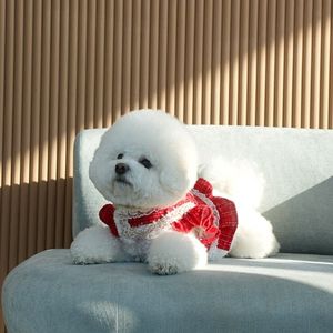 Arnés para Perro de Tweed, Ropa Exterior Premium para Mascotas, Tela de Tweed de Lujo OEM, Forro de Piel Sintética Suave, Arnés Todo en Uno para Mascotas - Product Image 2