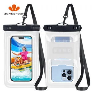 Универсальный прозрачный 100% водонепроницаемый чехол для телефона плавающий Высококачественный водонепроницаемый чехол для мобильного телефона для плавания и пляжа