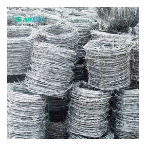 ลวดหนามชุบสังกะสีแบบม้วนจากโรงงาน สำหรับรั้วป้องกันและความปลอดภัย - Product Image 1