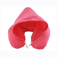 Oreiller de sieste avec capuche, confortable, nouveau design, oreiller en forme de U, oreiller de voyage personnalisé pour le cou