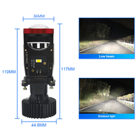 Phares LED H4 Y7 Y7d explosifs en aluminium aéronautique pour camions et voitures, phares universels LED H4