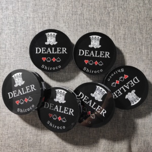 Botón de Jugador Personalizado con Logotipo o Imagen o Gráfico de Doble Cara para JUEGO DE PÓKER - Product Image 3