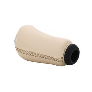 Pomo de Palanca de Cambios Renault, Cuero Beige Mate, Ergonómico, Accesorio de Modificación para Auto - Product Image 1