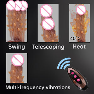 Consoladores de espinas de carne, masaje de punto G, estimulación Vaginal, juguete sexual Anal, pareja, masturbación femenina, consolador de silicona, control remoto inalámbrico - Product Image 3