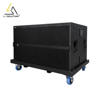 Subwoofer Activo Doble de 21 Pulgadas y 3600W 9007 con Amplificador Digital Integrado, Altavoz de Bajos Profesional para Sistemas de Line Array