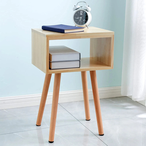 Vente en gros d'usine de table de <span class=keywords><strong>chevet</strong></span> de style <span class=keywords><strong>scandinave</strong></span> en bois bon marché et personnalisée pour la chambre à coucher - Product Image 3