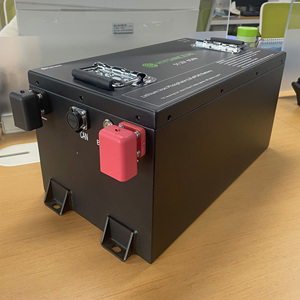 48볼트 리튬 인산철 리튬 이온 골프 카트 배터리 <span class=keywords><strong>48V</strong></span> 100Ah BMS 충전기 포함 골프 카트 배터리 팩 - Product Image 2