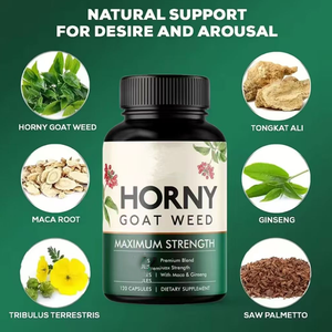 120カプセルHORNYヤギの雑草カプセル大人の健康サプリメント - Product Image 3