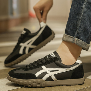 รองเท้าลำลองผู้ชายรุ่นใหม่ คุณภาพสูง น้ำหนักเบา สีขาว สวมใส่สบาย ทันสมัย พื้นหนา เพิ่มความสูง รองเท้าสเก็ต - Product Image 3