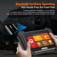 Scanner professionnel pour camions lourds avec codage ECU avancé et diagnostic complet du système pour véhicules commerciaux 12V/24V - V6 HD