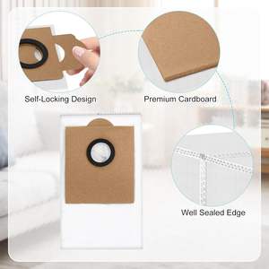 Sacchetto Raccoglipolvere in Fibra Riutilizzabile di Ricambio per <span class=keywords><strong>Robot</strong></span> <span class=keywords><strong>Aspirapolvere</strong></span> <span class=keywords><strong>Lefant</strong></span> M3, Alta Capacità per Uso Domestico - Product Image 6