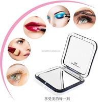 High-End 30X Magnifying Mini Double Sided Compact Makeup Mirror Custom Logo Small Foldable Mirror for Purse or Pocket