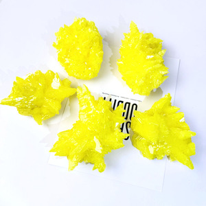 Petite quantité minimale de commande acceptée Fengshui <span class=keywords><strong>jaune</strong></span> cristal <span class=keywords><strong>pierre</strong></span> brut <span class=keywords><strong>soufre</strong></span> cristal grappe pour la décoration de la maison - Product Image 4