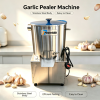 Nouvelle Machine Électrique Compacte en Acier Inoxydable pour Éplucher l'Ail et Préparer les Légumes Secs, Idéale pour la Maison et les Restaurants